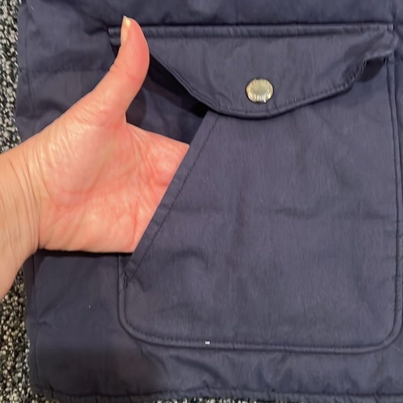Men’s navy blue vest. Four pockets. Fleece lining. - Picture 4 of 5